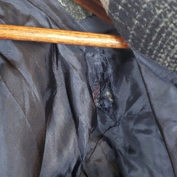 Vintage Lizwear by Liz Claiborne Petites‎ Wool Blend Plaid Blazer Jacket - Picture 15 of 16